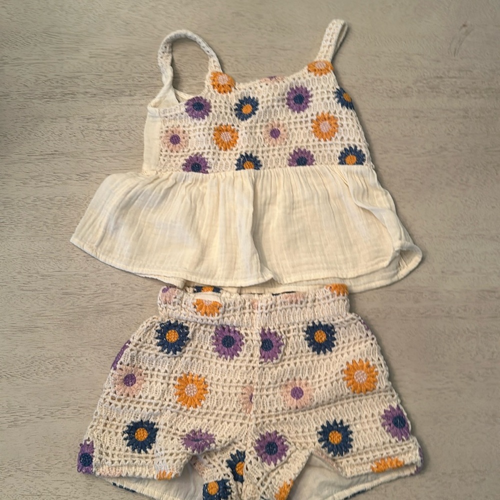 Zara Kids - Blouse and Shorts set